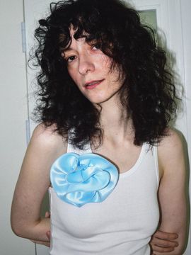 usite Sea Light Corsage Hair Clip [Sky]