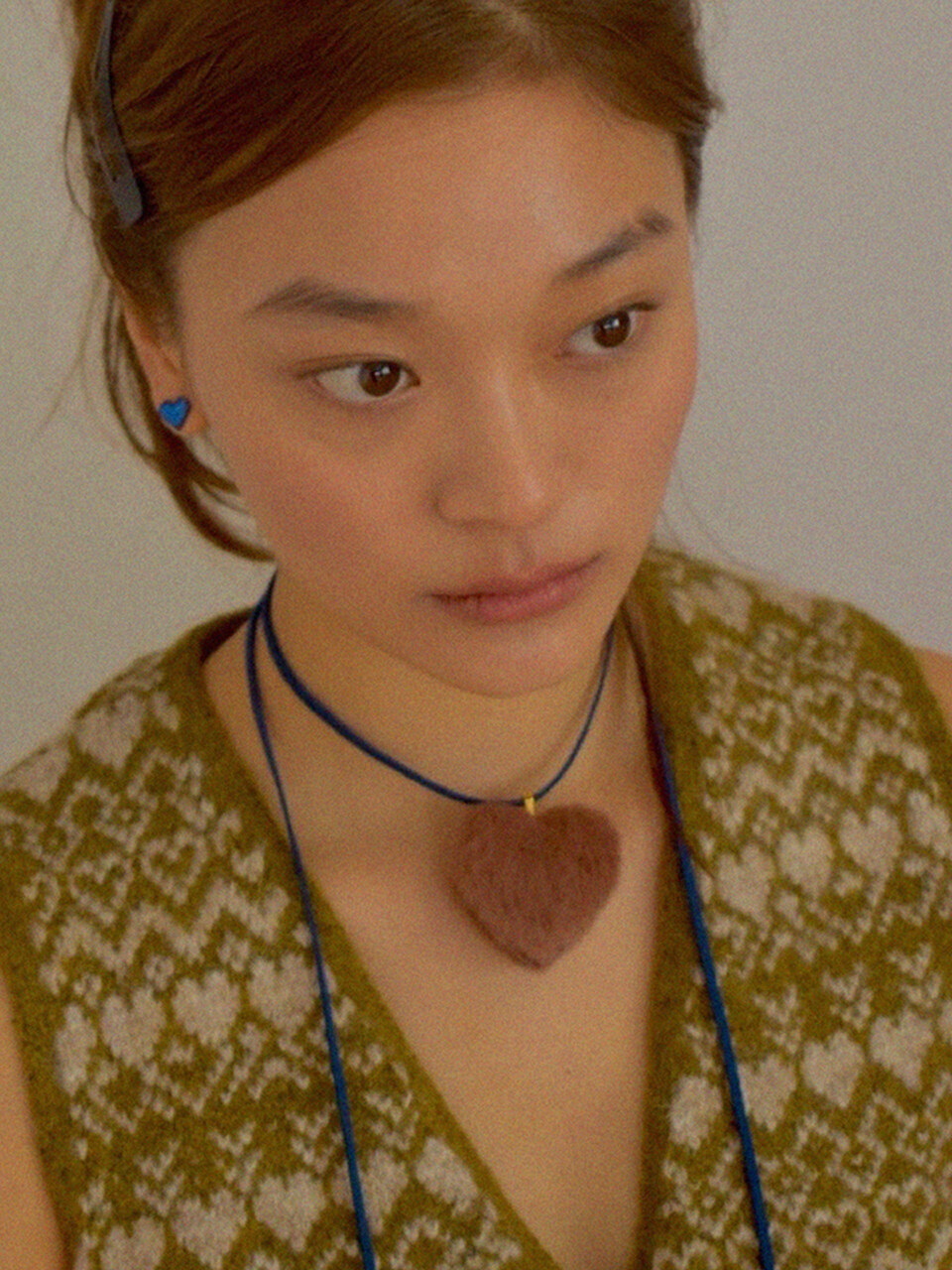 usite Warm LUV Fake Fur Necklace - Brown