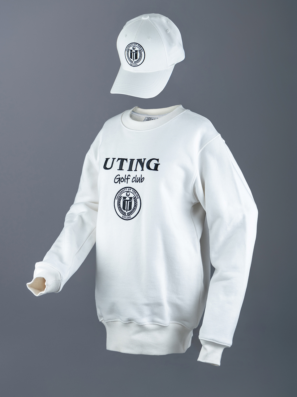 UTINGGOLF Golf Club Sweatshirt - White