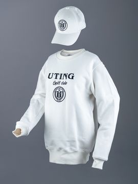 UTINGGOLF Golf Club Sweatshirt - White