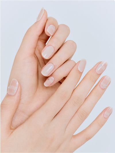 UUUUU. Chiffon Check Gel Nails