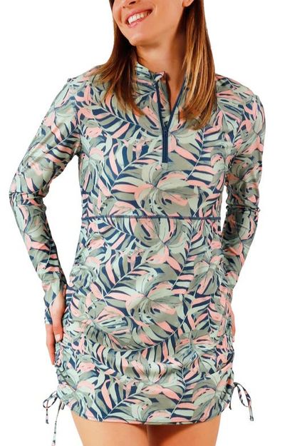 UV Skinz UV Skinz Convertible Swim Shirtdress