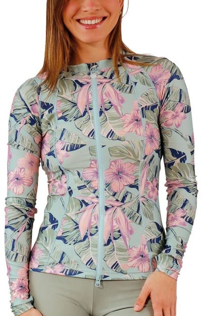 UV Skinz UV Skinz Long Sleeve Full Zip Rash Guard