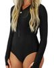 UV Skinz UV Skinz Long Sleeve Half Zip Swimsuit - 2