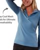 UV Skinz UV Skinz Quarter Zip Vented Sun Shirt - 4