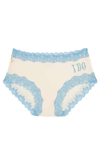 Uwila Warrior Uwila Warrior Soft Silk 'I DO' Bridal Briefs