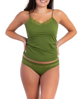 Uwila Warrior Uwila Warrior Women's Soft Seamless Camisole with Lace