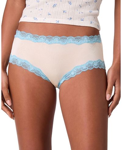 Uwila Warrior Uwila Warrior Women's Soft Silk Brief with Contrast Lace