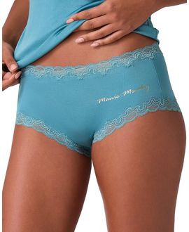 Uwila Warrior Uwila Warrior Women's Soft Silk Days of The Week Lace Trim Briefs