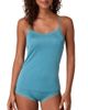 Uwila Warrior Uwila Warrior Women's Soft Silk Lace Trim Camisole - 1