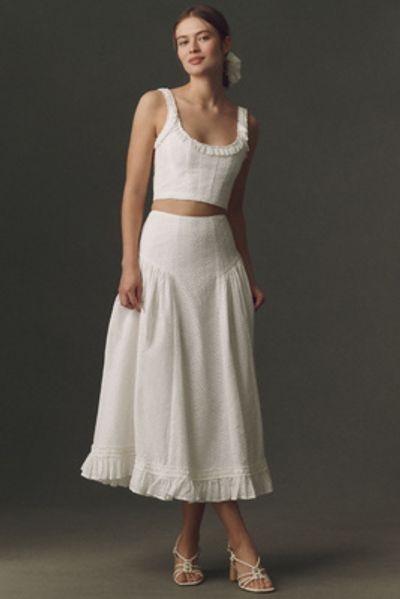 V. Chapman Hunter Top and Midi Skirt Set