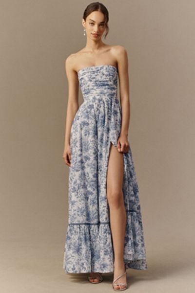 V. Chapman Regina Strapless Maxi Dress