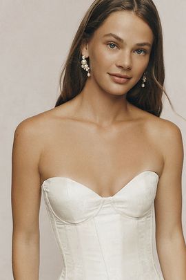 V. Chapman V. Chapman x Anthropologie Weddings Carolena Bustier Top