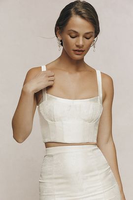 V. Chapman V. Chapman x Anthropologie Weddings Rumi Corset Top