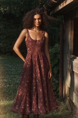 V. Chapman V. Chapman x Kristopher Brock Catalonia Midi Dress