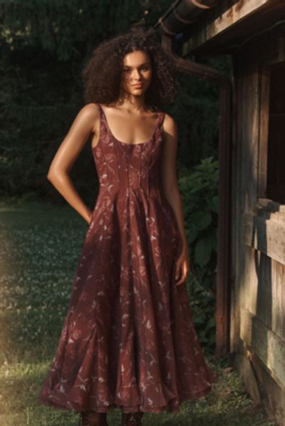V. Chapman V. Chapman x Kristopher Brock Catalonia Midi Dress