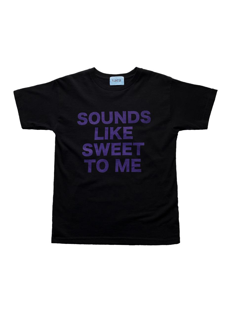 vaca. Cotton Crop Fit T-Shirt [BLACK]