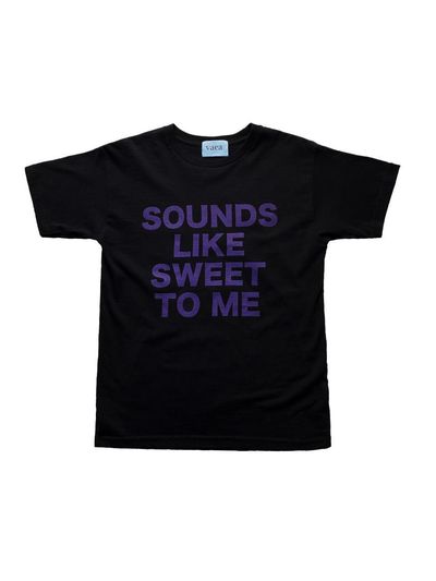 vaca. Cotton Crop Fit T-Shirt [BLACK]