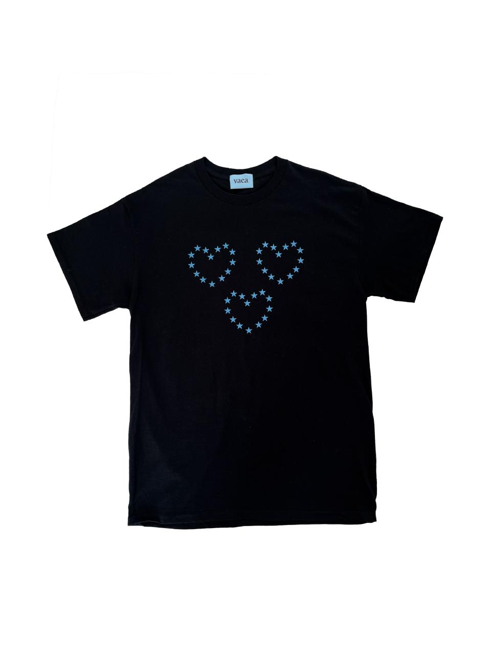 vaca. HEART T SHIRT [BLACK]