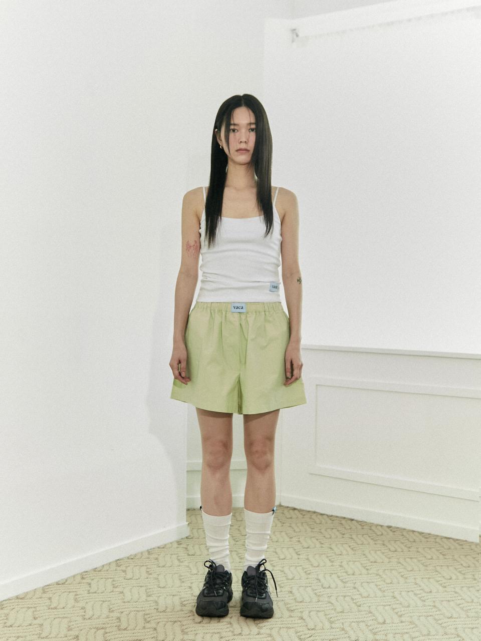vaca. Relaxed Fit Cotton Mid-Thigh Shorts