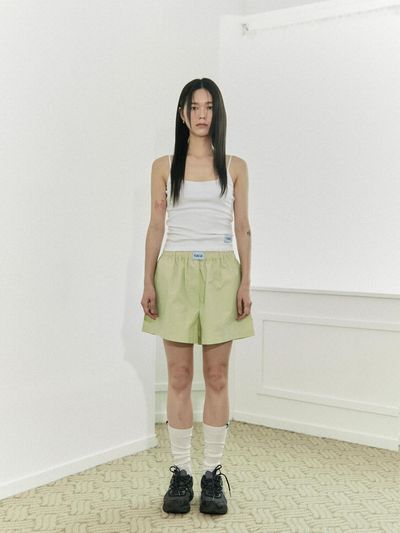 vaca. Relaxed Fit Cotton Mid-Thigh Shorts