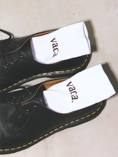vaca. Vaca Socks _ White