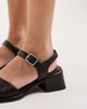 Vagabond Shoemaker Vagabond Ines leather heeled sandals in black - 4