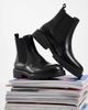 Vagabond Shoemaker Vagabond Shoemaker Kenova chunky Chelsea ankle boots in black leather - 1