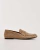 Vagabond Shoemaker Vagabond Shoemakers Aleya suede ruched penny loafers in beige-Neutral - 4