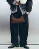 Vagabond Shoemaker Vagabond Shoemakers Bari suede mini shoulder bag in coffee-Brown - 3