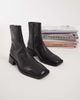Vagabond Shoemaker Vagabond Shoemakers Blanca square toe leather ankle boots in black - 1
