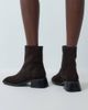 Vagabond Shoemaker Vagabond Shoemakers Blanca suede square toe ankle boots in brown - 4