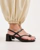 Vagabond Shoemaker Vagabond Shoemakers Evie leather strappy heeled sandals in black - 3