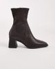 Vagabond Shoemaker Vagabond Shoemakers Hedda heeled leather sock ankle boots in chocolate-Brown - 2