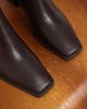 Vagabond Shoemaker Vagabond Shoemakers Hedda heeled leather sock ankle boots in chocolate-Brown - 3