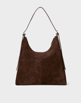 Vagabond Shoemaker Vagabond Shoemakers Hilo suede large shoulder bag in coffee-Brown