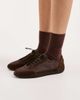 Vagabond Shoemaker Vagabond Shoemakers Hollie suede lace up sneakers in coffee-Brown - 4