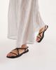 Vagabond Shoemaker Vagabond Shoemakers Izzy leather flat strappy sandals in black - 4