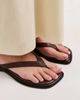 Vagabond Shoemaker Vagabond Shoemakers Izzy leather flip flops in chocolate-Brown - 4