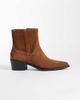 Vagabond Shoemaker Vagabond Shoemakers Kelsey suede cowboy ankle boots in brown - 1