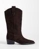 Vagabond Shoemaker Vagabond Shoemakers Kelsey suede cowboy knee boots in brown - 1