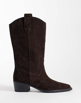 Vagabond Shoemaker Vagabond Shoemakers Kelsey suede cowboy knee boots in brown