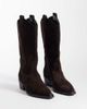 Vagabond Shoemaker Vagabond Shoemakers Kelsey suede cowboy knee boots in brown - 2