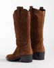 Vagabond Shoemaker Vagabond Shoemakers Kelsey suede cowboy knee boots in light brown-Neutral - 4