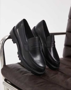 Vagabond Shoemaker Vagabond Shoemakers Kenova chunky leather loafers in black