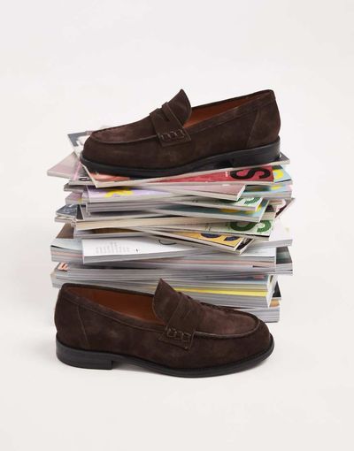 Vagabond Shoemaker Vagabond Shoemakers Linn suede penny loafers in brown
