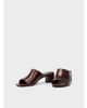 Vagabond Shoemaker Vagabond Shoemakers Piper leather heeled mules in cherry-Red - 4