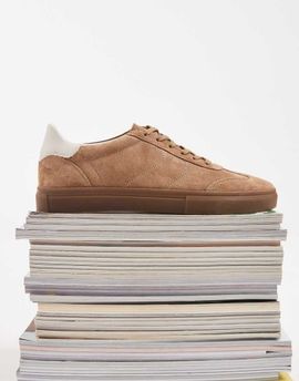 Vagabond Shoemaker Vagabond Shoemakers Shoemakers Cody suede lace-up sneakers in sand-Neutral
