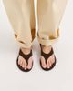 Vagabond Shoemaker Vagabond Zaida suede flip flops in brown - 4