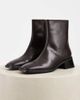 Vagabond Shoemakers Vagabond Shoemaker Blanca leather square toe ankle boots in brown - 1
